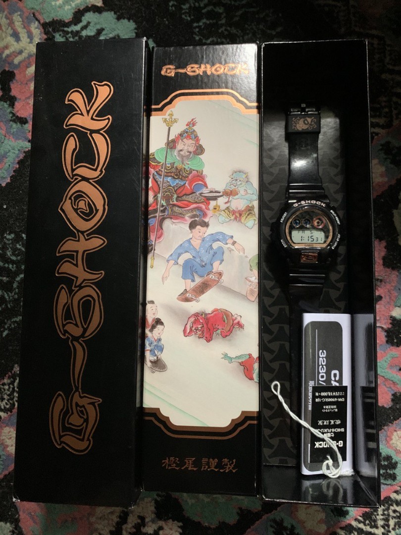 G Shock DW 6900SLG 1 Bishamonten Seven Lucky Gods Shichi Fuku Jin Men s Fashion Watches Accessories Watches on Carousell