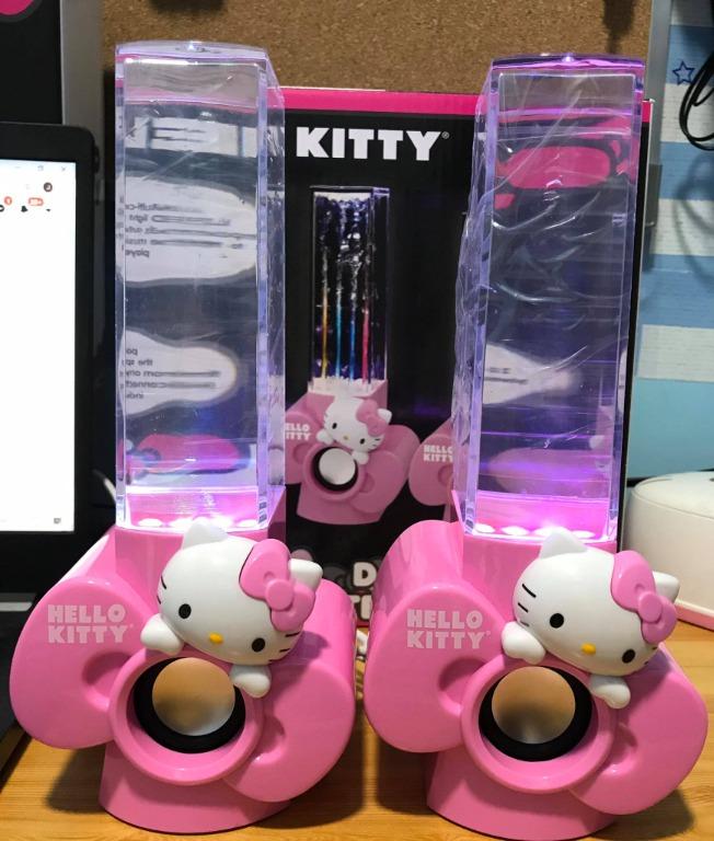 HELLO KITTY USB Powered Water Dancing Speakers NEW AUTHENTIC