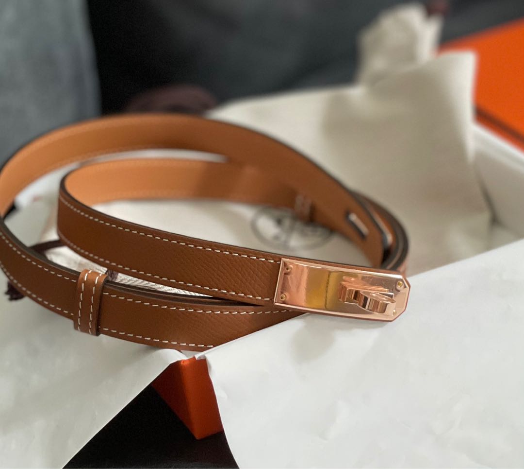 Hermes gold belt online
