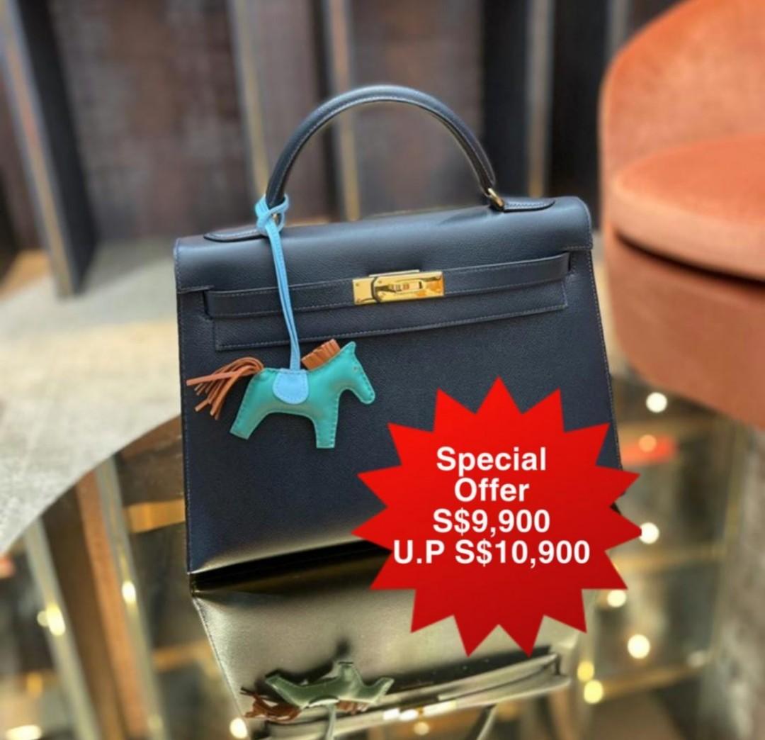 Hermes Kelly Pochette, Luxury, Bags & Wallets on Carousell