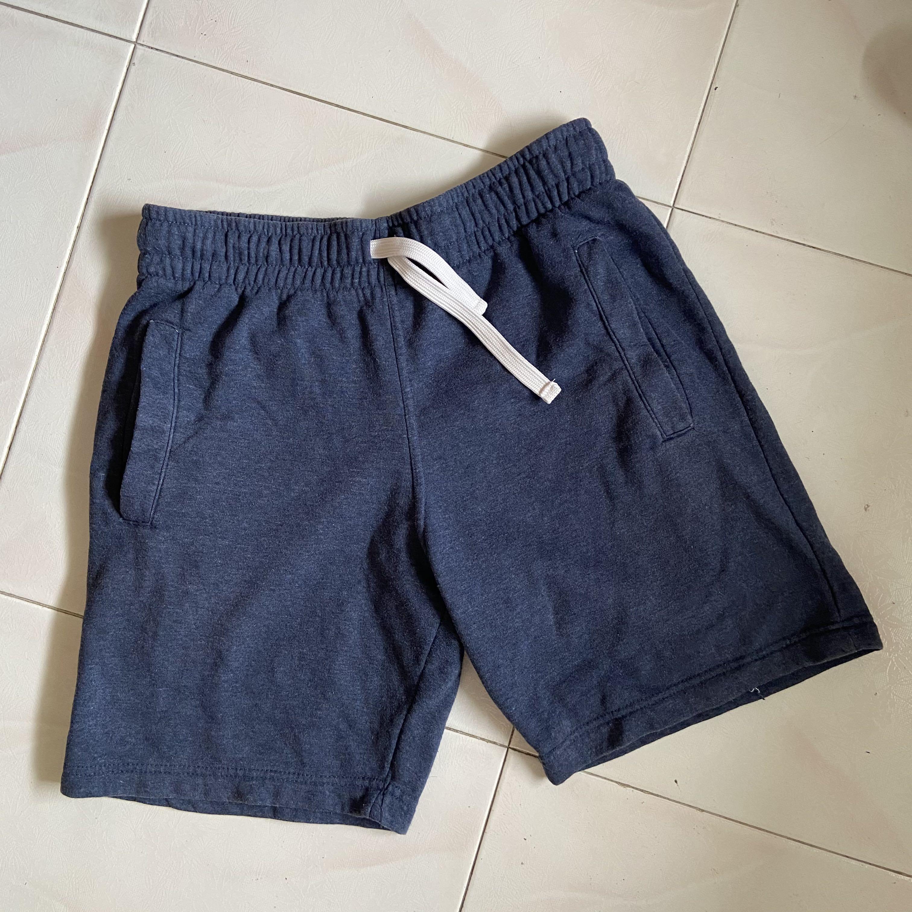 H M men jogger shorts blue Men s Fashion Bottoms Joggers on