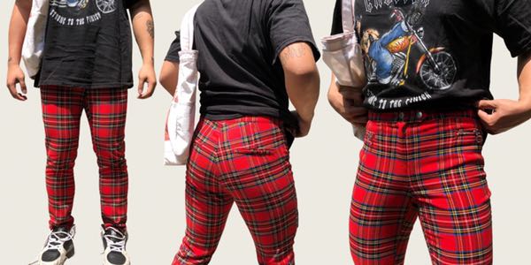 H M Plaid Pants