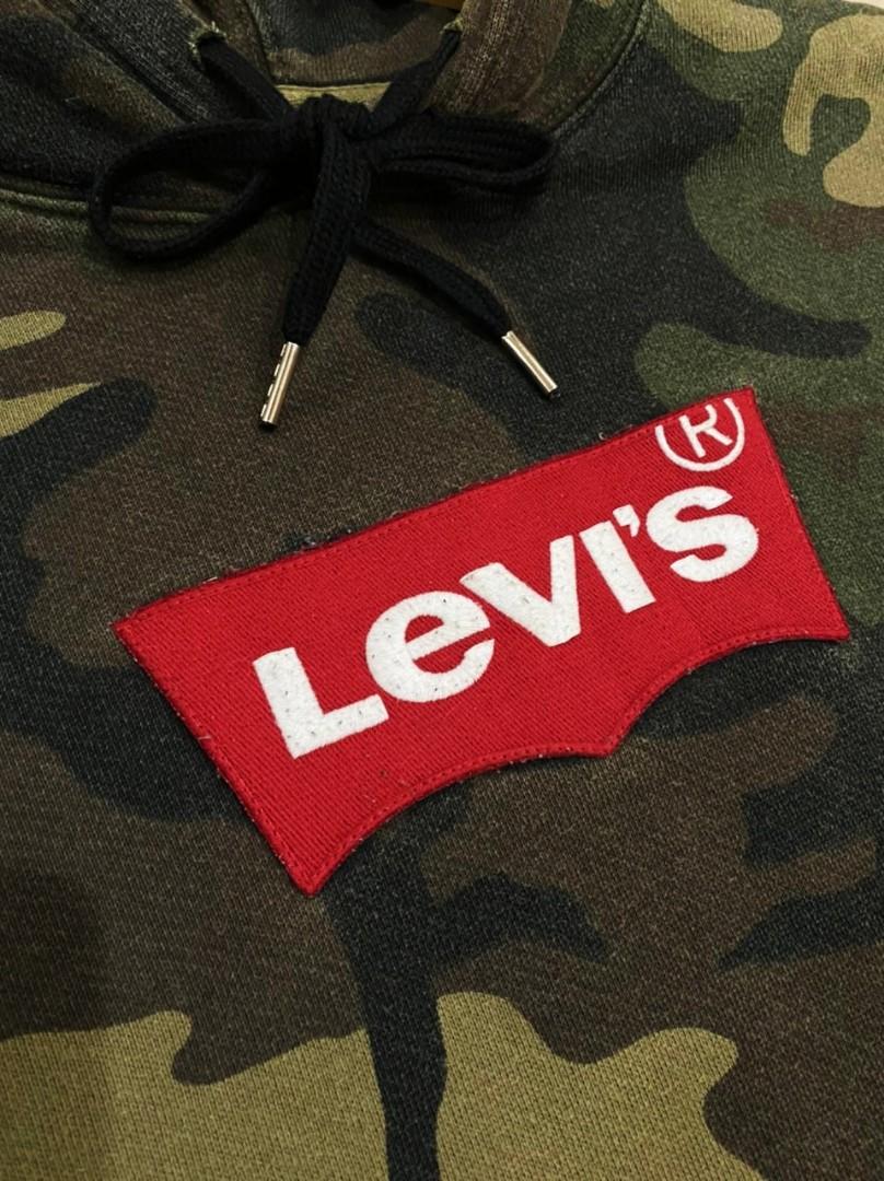 Levi's red camo hoodie store