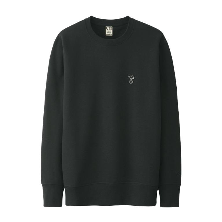 KAWS x Uniqlo x Peanuts Small Snoopy Sweatshirt Black