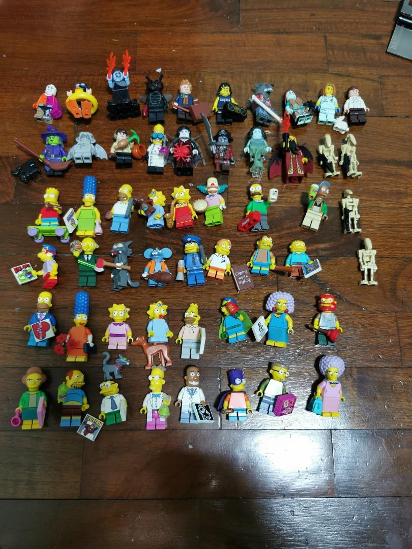 Simpsons lego shop blind bags