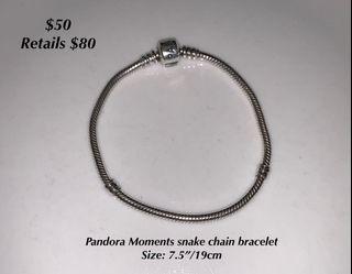 Like new Pandora bracelet & 5 charms bundle!!! Like new Pandora bracelet & 5 charms bundle!!!