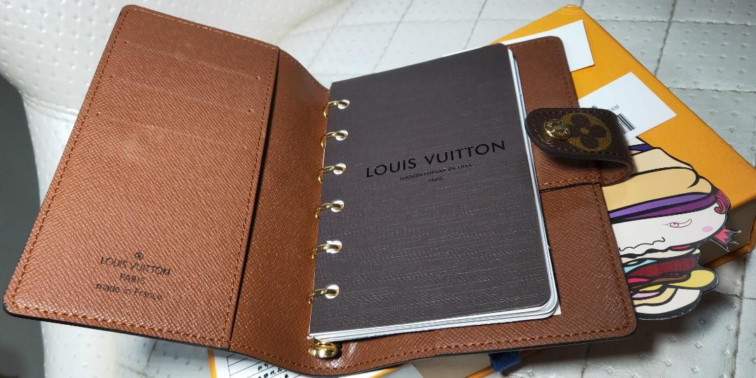 Louis Vuitton Monogram Small Ring Agenda Cover - Brown Books