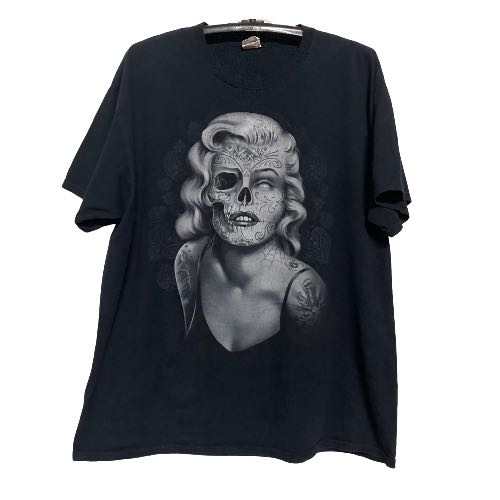 Marilyn monroe best sale skull t shirt