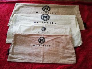 Metrocity dust bag bundle (4 pcs for 350)