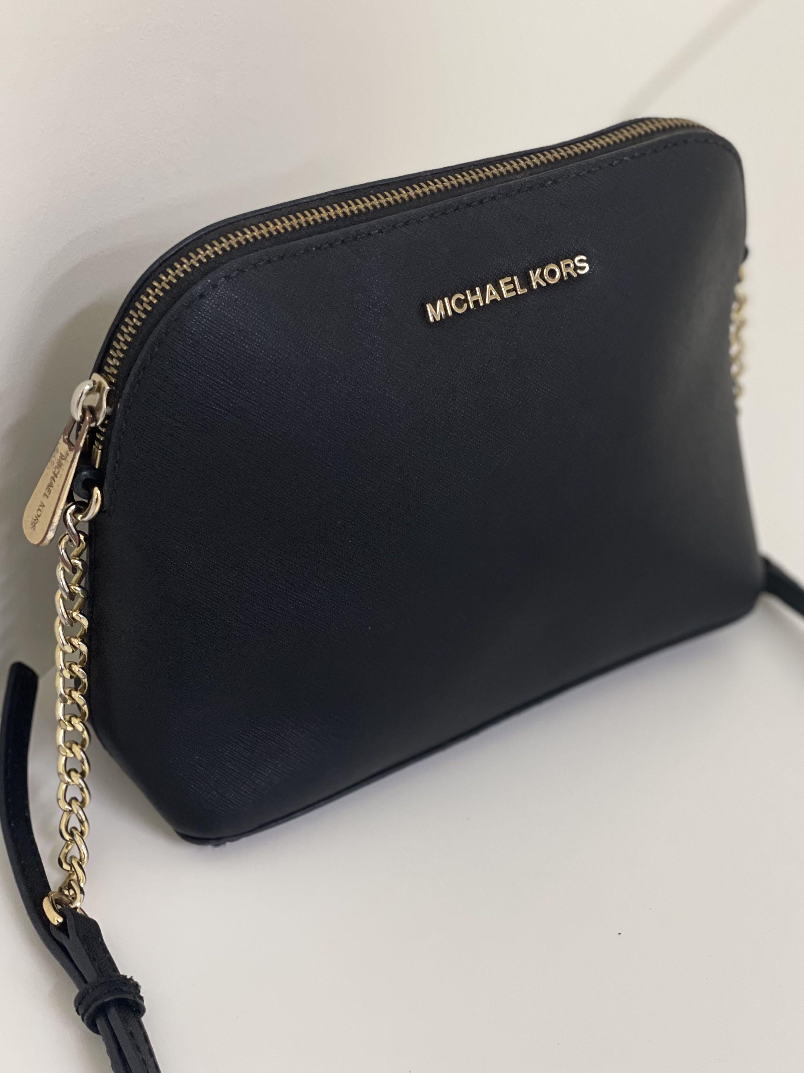 Michael Kors, Bags, Michael Kors Cindy Dome Saffiano Leather Crossbody  Bag