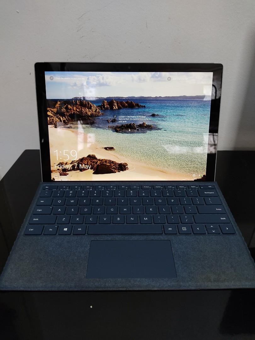 Microsoft surface Pro 5 + Keyboard cover, Computers & Tech, Laptops