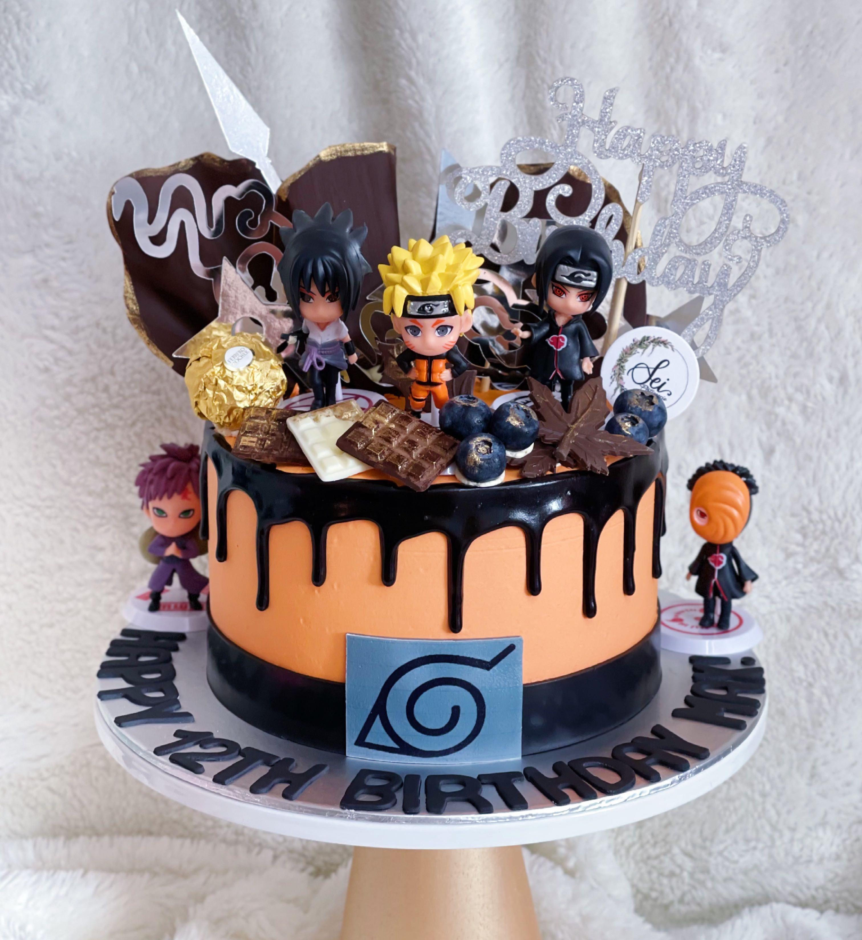 Naruto Theme Cake | Naruto Cake | Order Custom Cakes in Bangalore – Liliyum  Patisserie & Cafe