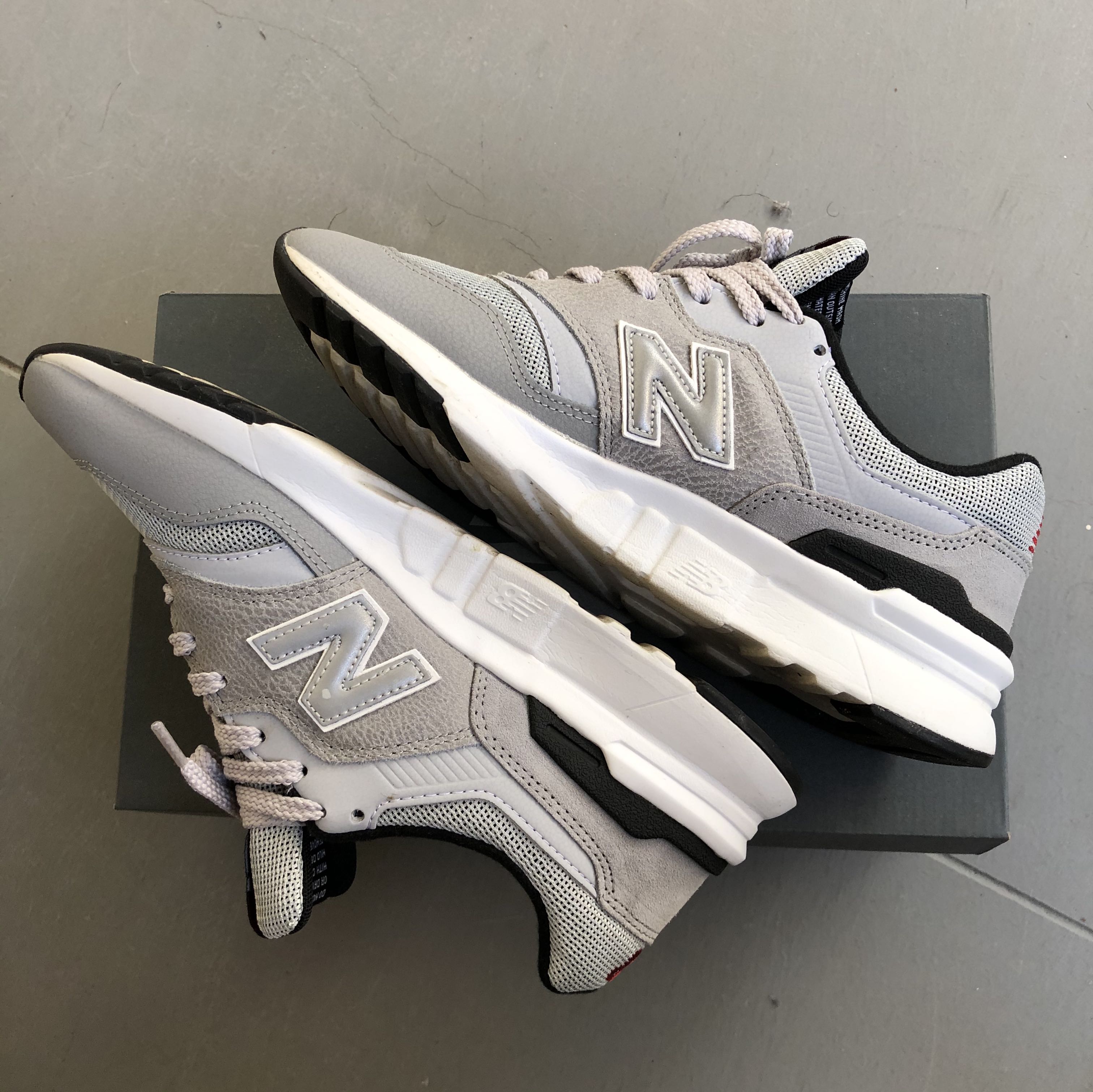 New balance 997 Grey Women s Fashion Footwear Sneakers on Carousell