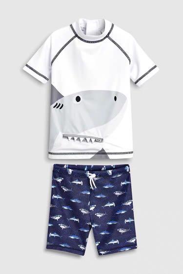 NEXT Baby Shark baby boy swimwear 6 9 mths