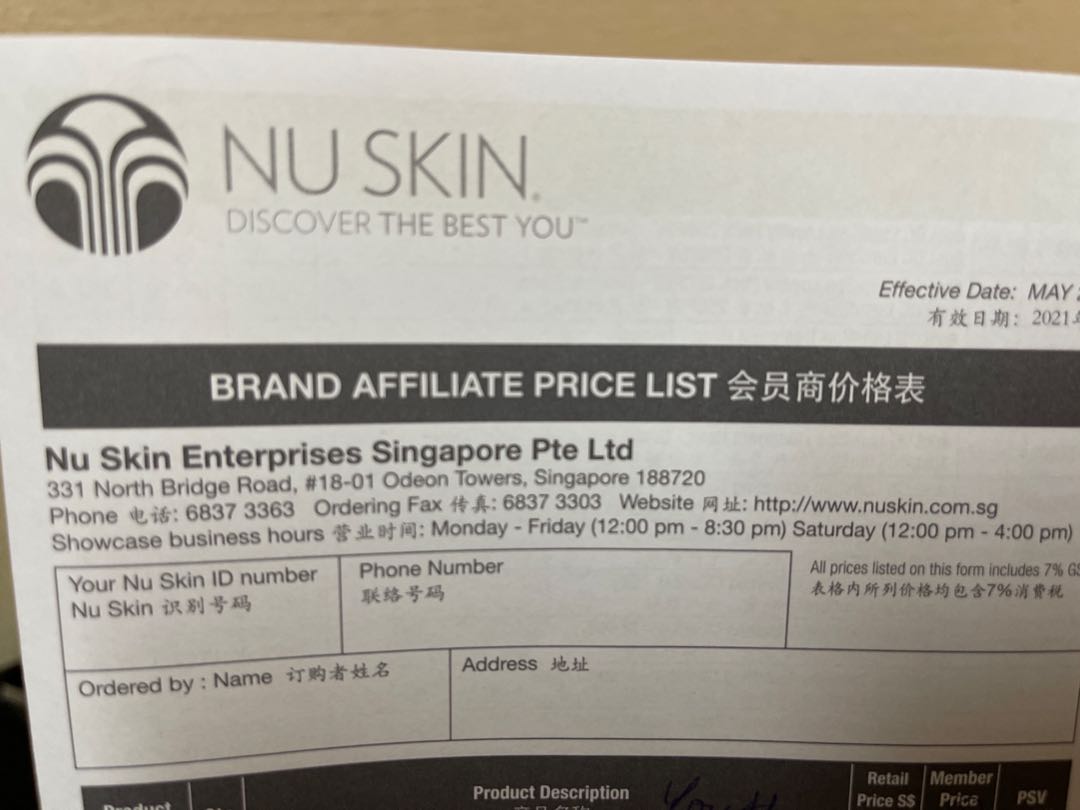 Nu Skin Products Lifestyle Services Beauty Health Services On Carousell