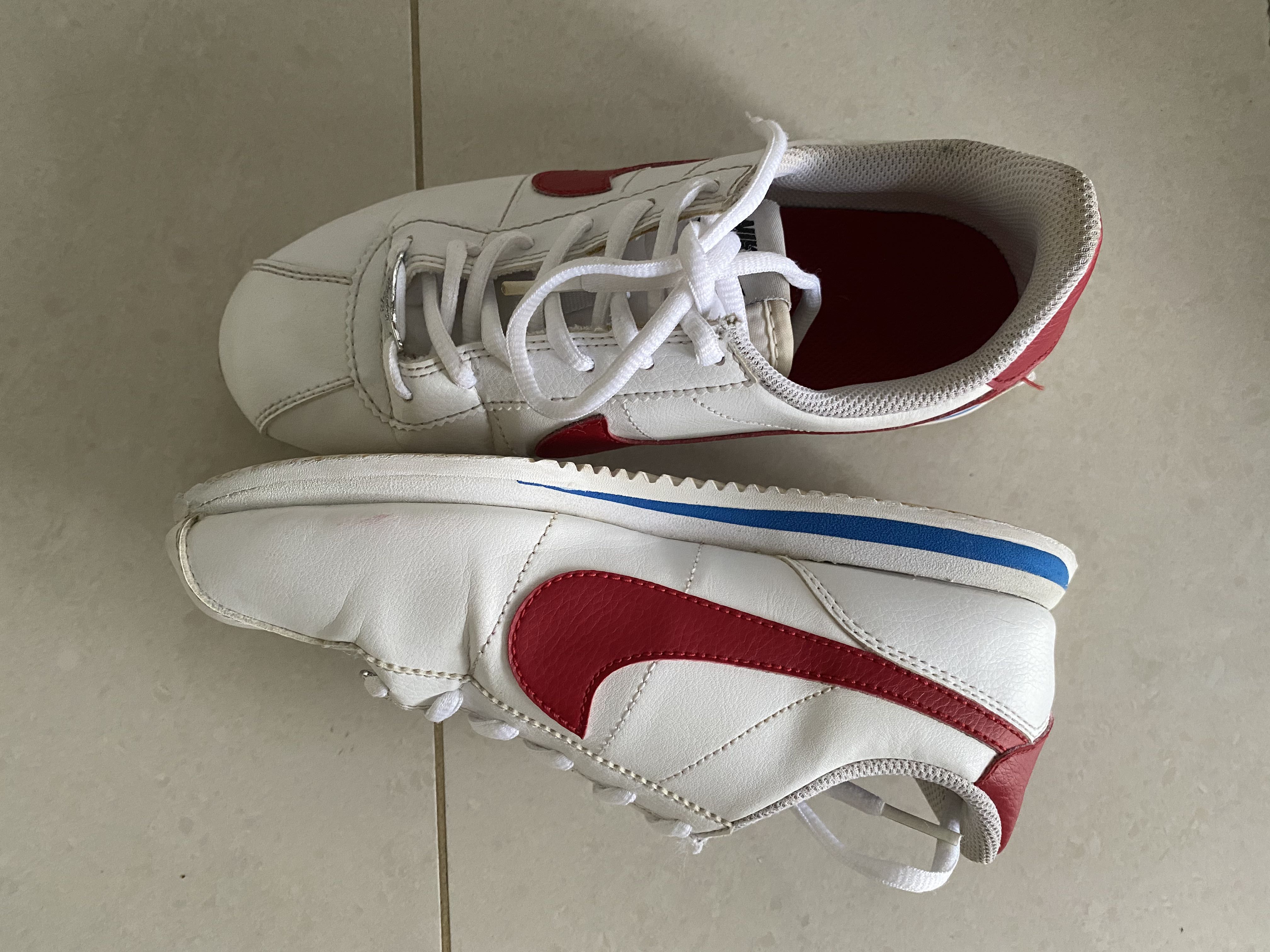 Nike Cortez Red Swoosh, Women's Fashion, Footwear, Sneakers on Carousell