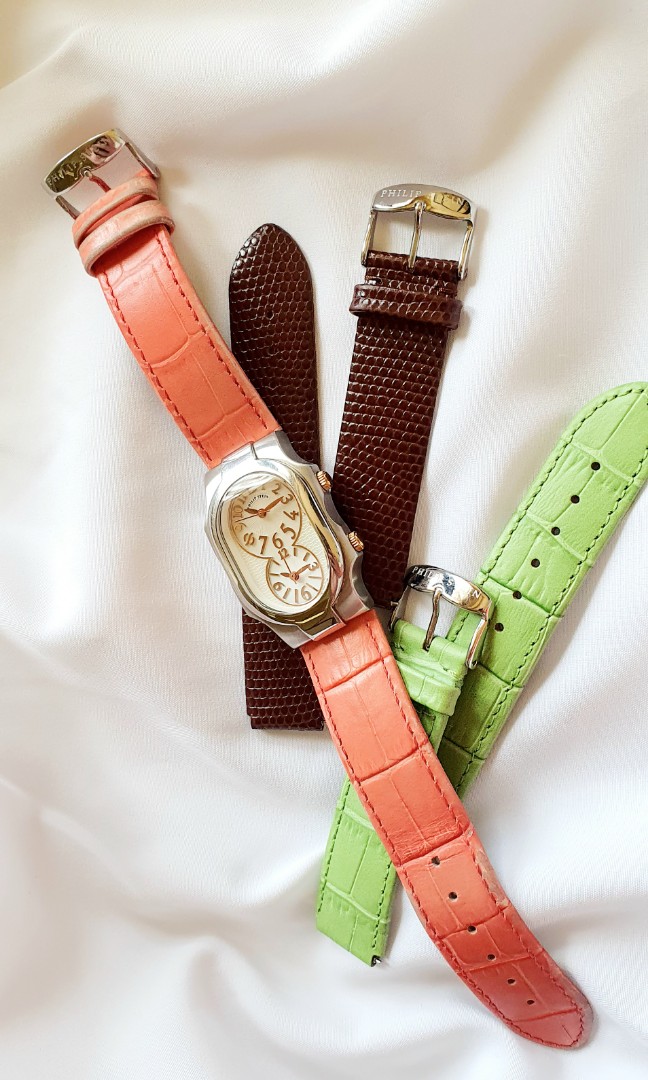 Philip stein rose gold sale watch