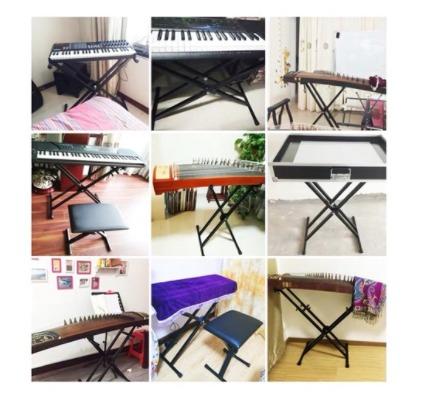 Piano Stand Double X Type (Category: Musical Instruments) located in Manila. Submitted by sdfsolutions (Listing ID 1086183591, Image 2). Description: Heavy duty premier organ stand X-type double Adjustable 25.25" to 38.75" playing height for standing and seated position Foldable. Easy storage Tags: Piano Stand Piano X Type Stand Stand Keyboard stand.