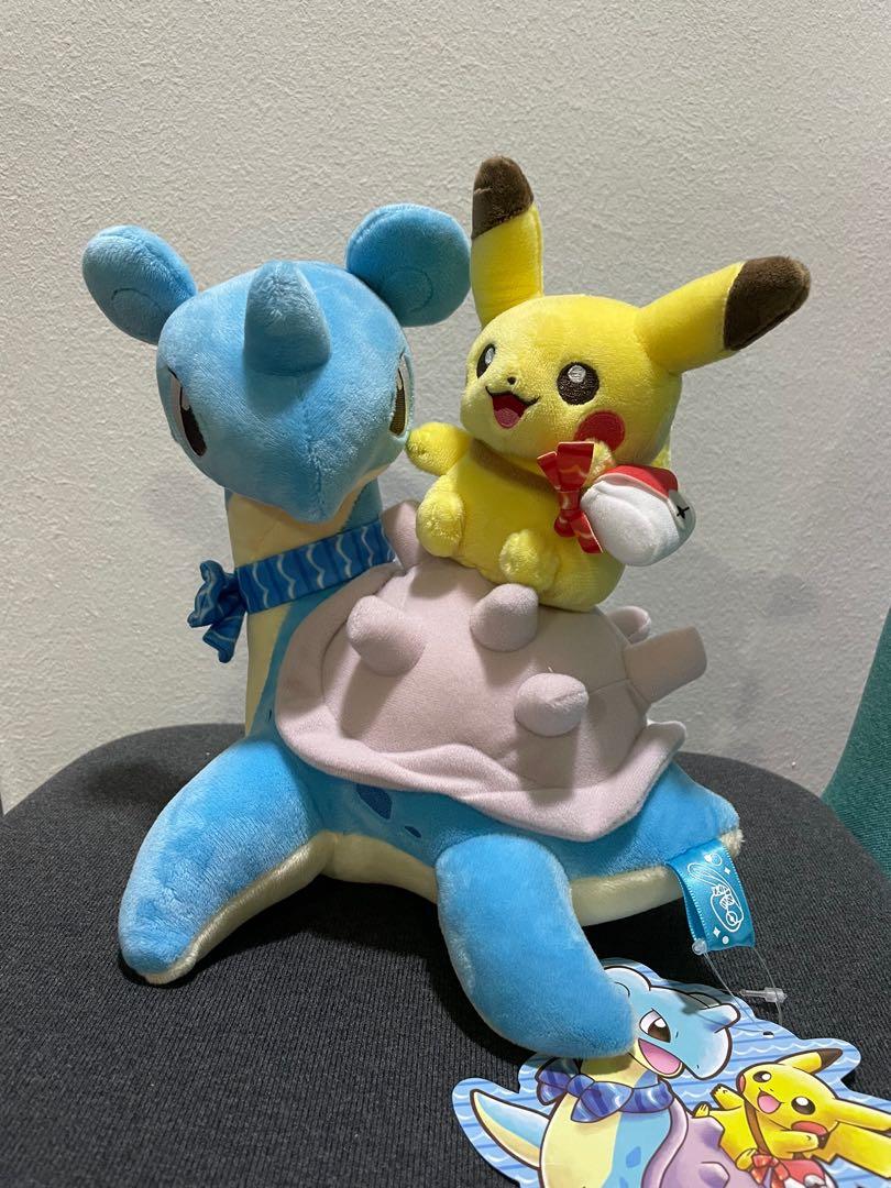 Pikachu riding lapras 2025 plush