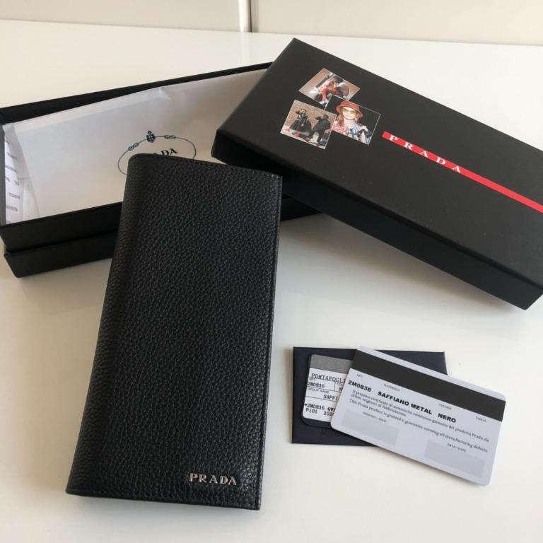 Prada long new arrivals wallet