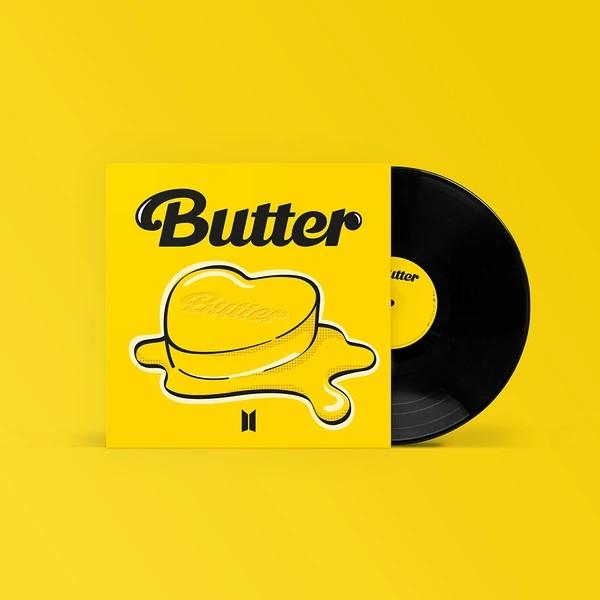 [PREORDER] [BTS] Butter 7" Vinyl, US Store First Press (Category: Vinyls) located in Quezon City. Submitted by starchasing (Listing ID 1086123092, Image 1). Description: Hello! This is a listing for BTS' single Butter, in a 7" vinyl record form. The vinyls were ordered from the US store so it's counted towards Billboard sales. Please note that it's indicated on the US store that the vinyls (and cassettes) are Limited Edition. The price includes U