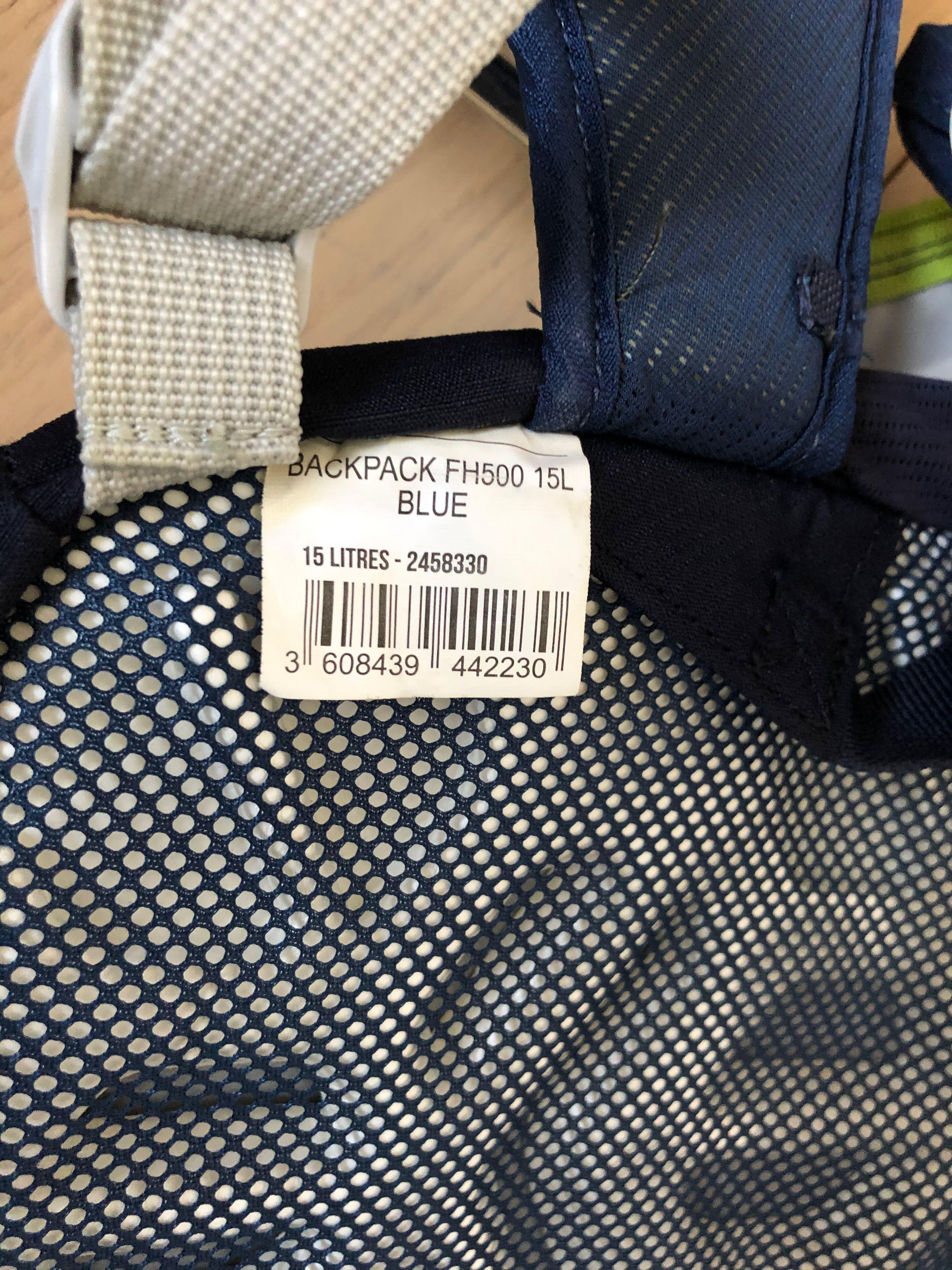 Quechua FH500 Hiking Backpack 15 Litres, 運動產品, 行山及露營 Carousell