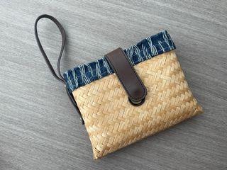 Rattan Clutch Bag