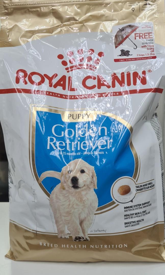 Royal Canin Golden Retriever Puppy 3kg Pet Supplies Pet Food On Carousell