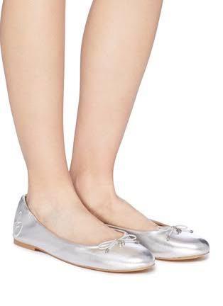 Sam edelman silver ballet flats deals