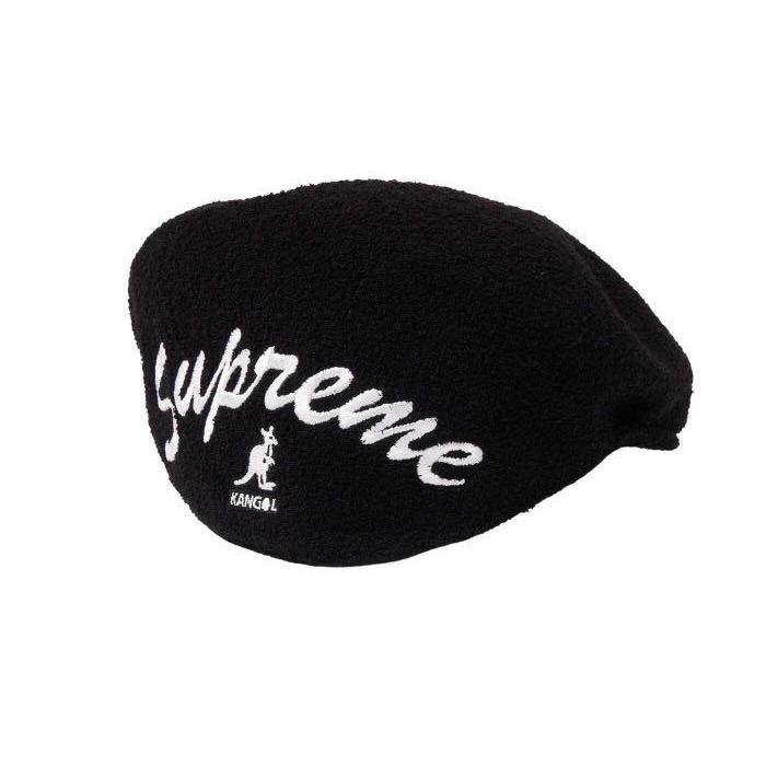 Supreme Kangol Bermuda 504 Hat Black 袋鼠帽XL 黑色帽子現貨, 他的