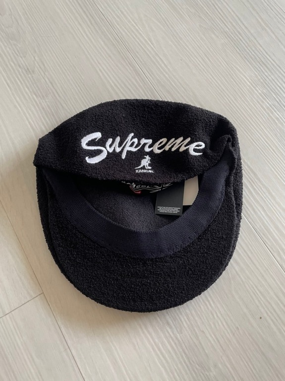 Supreme Kangol Bermuda 504 Hat Black 袋鼠帽XL 黑色帽子現貨, 他的