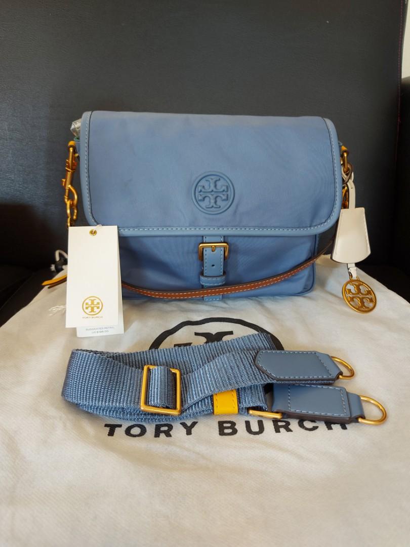 Tory burch perry nylon outlet crossbody bluewood