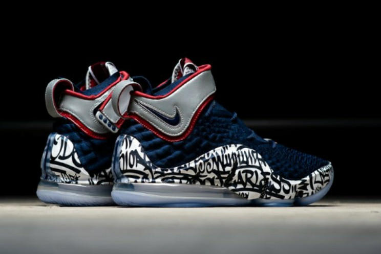 Blue lebrons 17 clearance