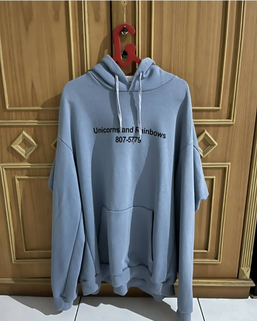 Vetements Unicorn Hoodie Men s Fashion Tops Sets Hoodies on Carousell