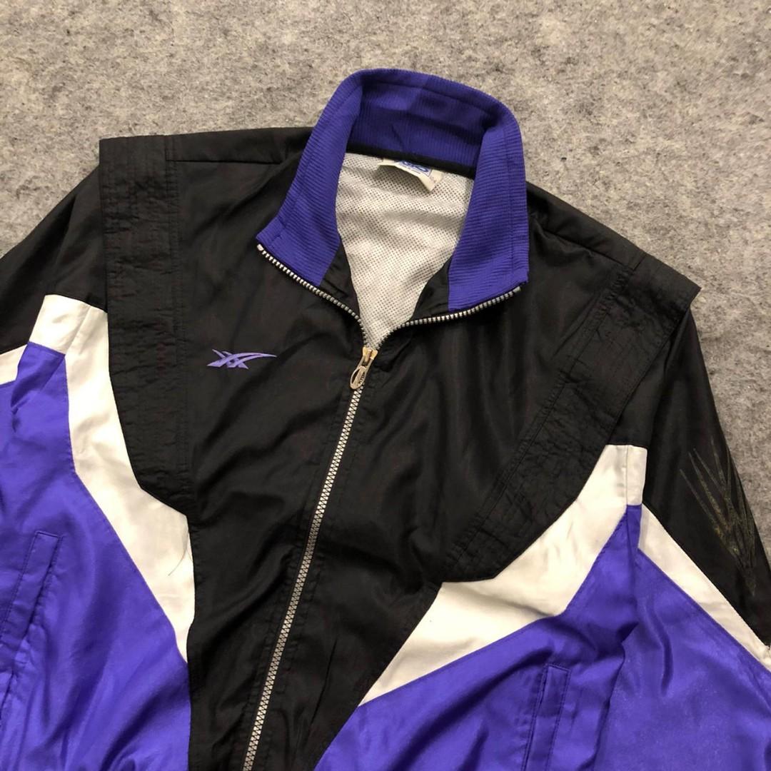 Vintage Asics Jacket Colourblok / Vintage Jaket / Jams World Jaket