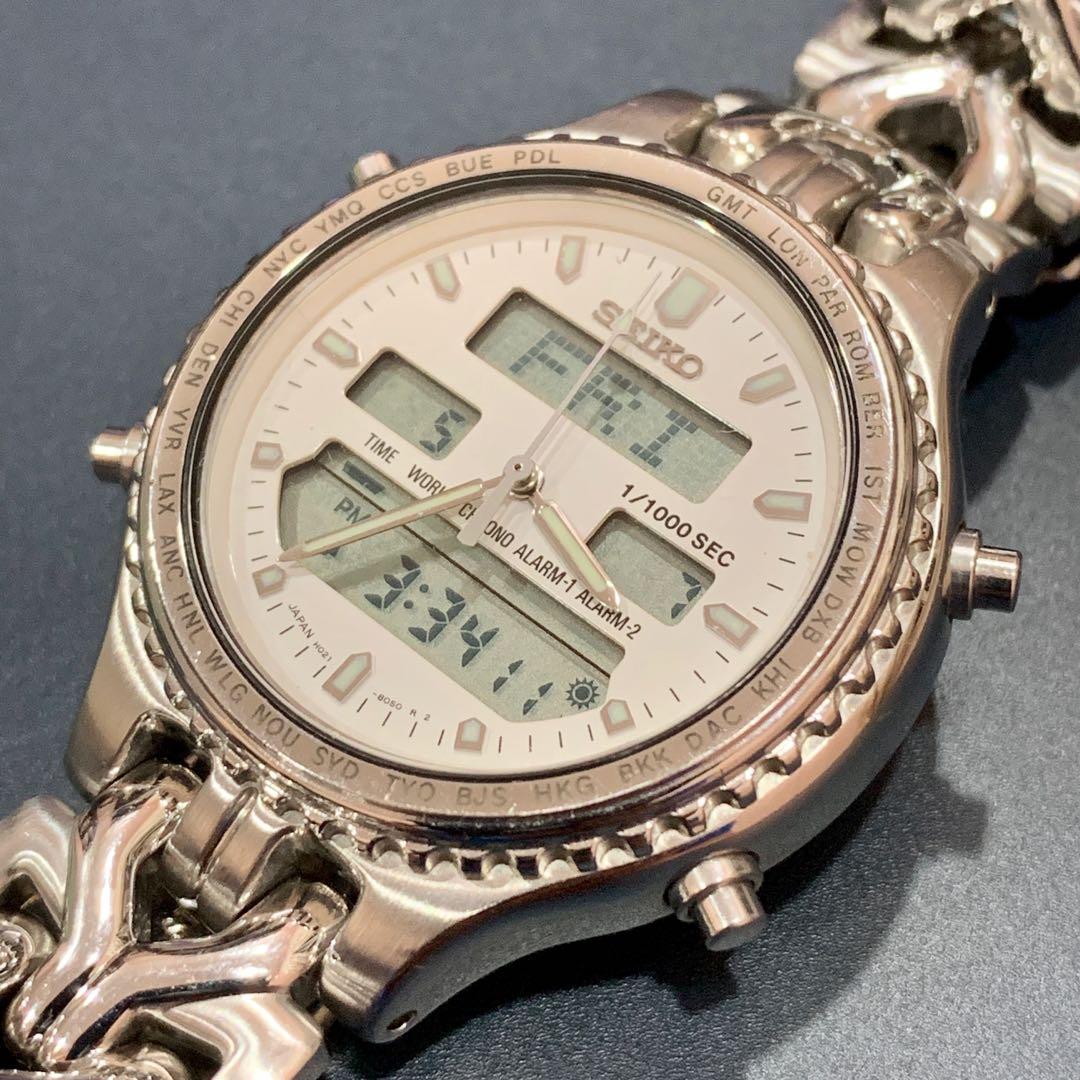 Vintage Rare Seiko World Timer H021-8050 Quartz JDM Men's Watch, Men's  Fashion, Watches & Accessories, Watches on Carousell