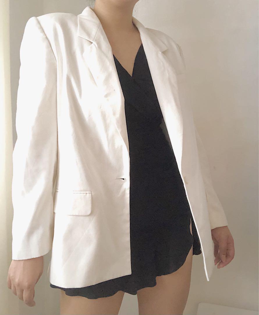 Worthington white blazer