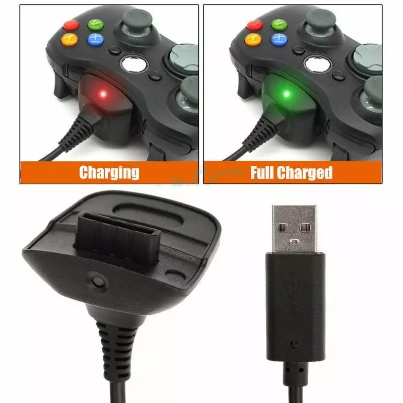 Xbox 360 Controller Charging Wire, Video Gaming, Gaming Accessories