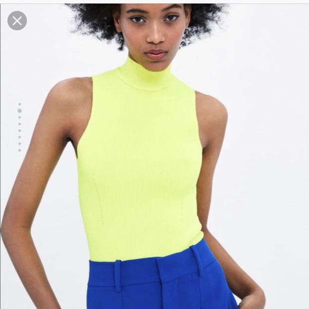 Neon polo neck zara sales