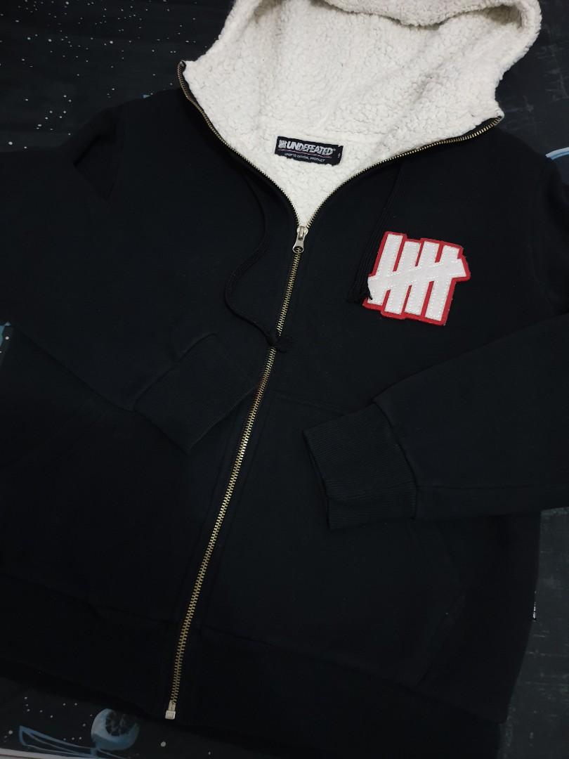 Zip Hoodie Undefeated Original Fesyen Pria Pakaian Atasan di Carousell