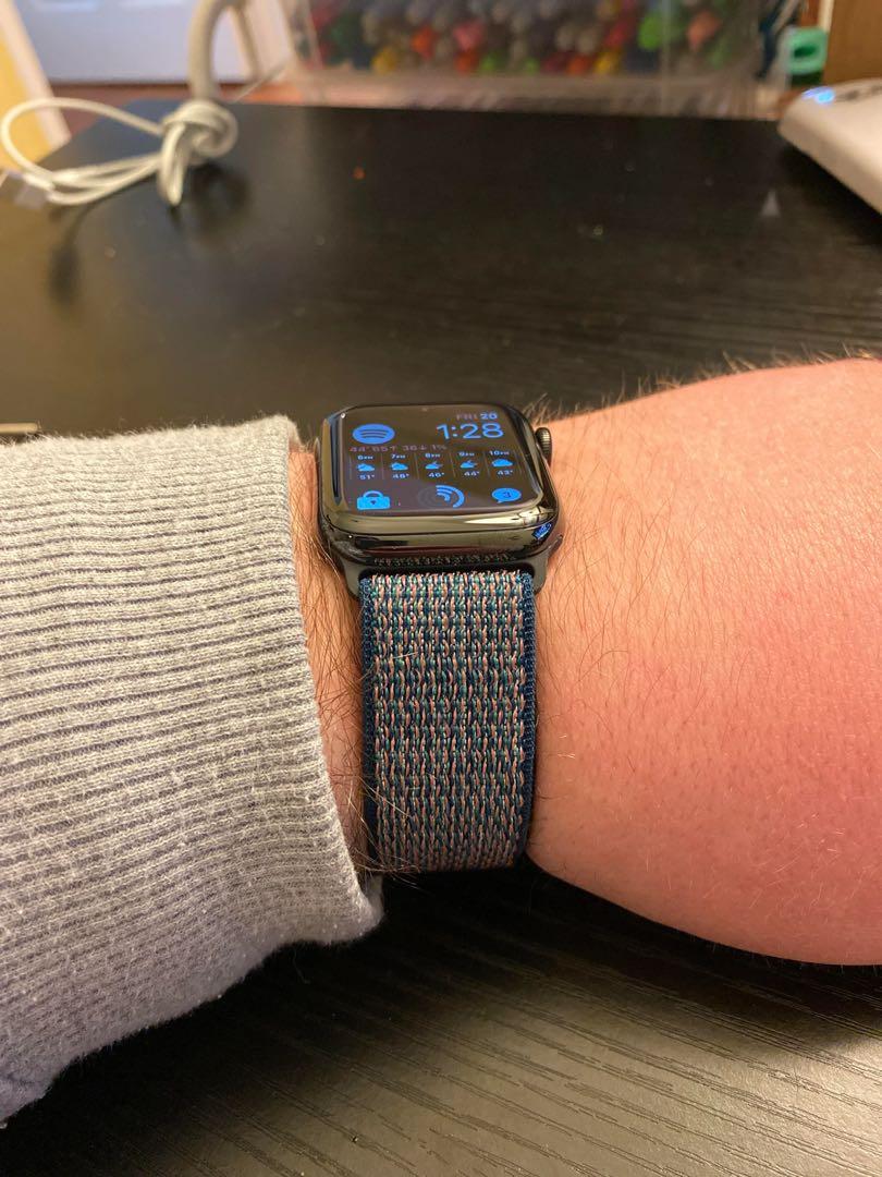 Loop Band Hyper Crimson Neptune Green Sport Loop 100% Apple