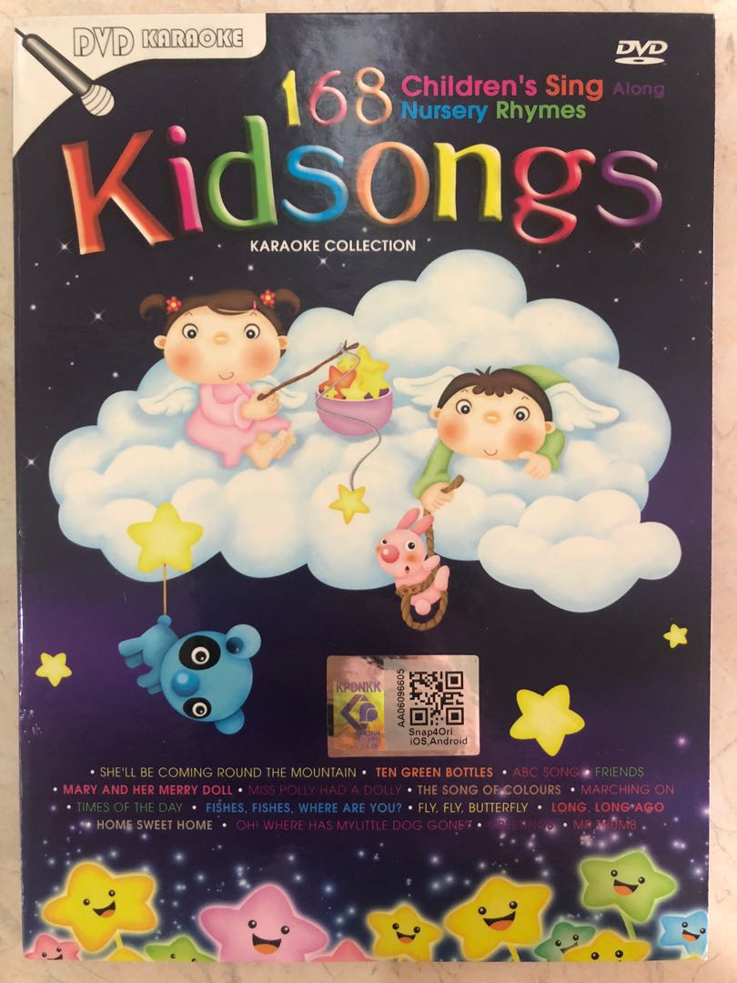 168 Kidsongs Karaoke DVD, Hobbies & Toys, Music & Media, CDs & DVDs on