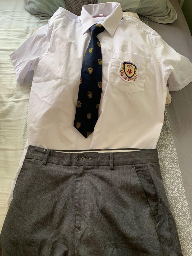保良局羅傑承 19 中學夏季校服校褲校呔恤衫全套plk 男裝 上身及套裝 西裝 Carousell