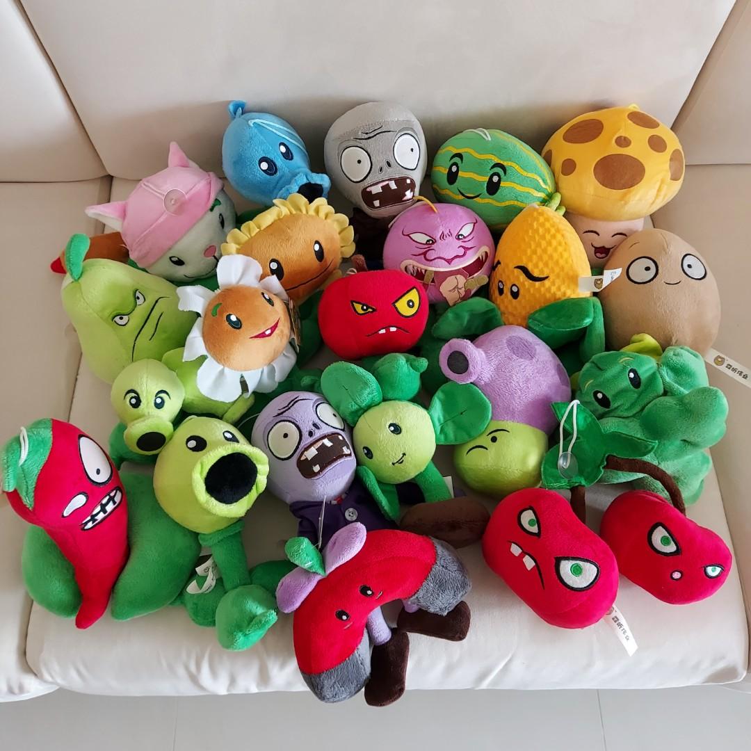 Plants vs top zombies soft toys