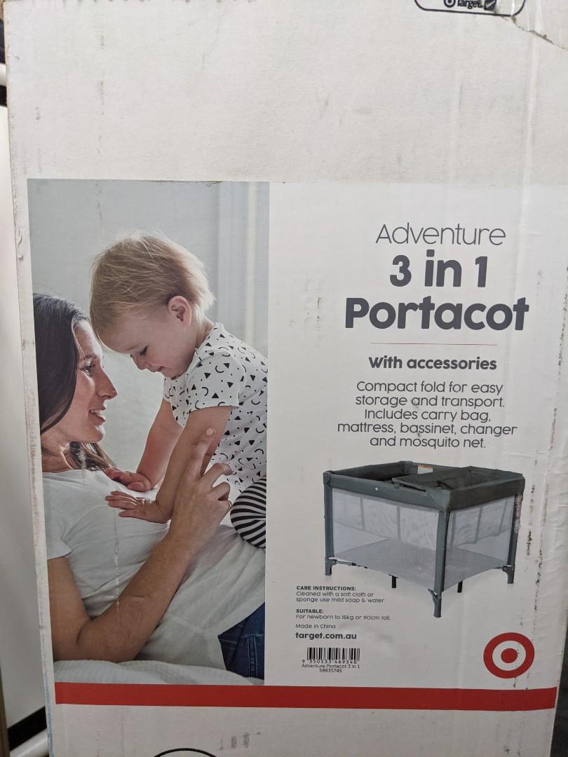 Target adventure 3 in 1 portacot review sales