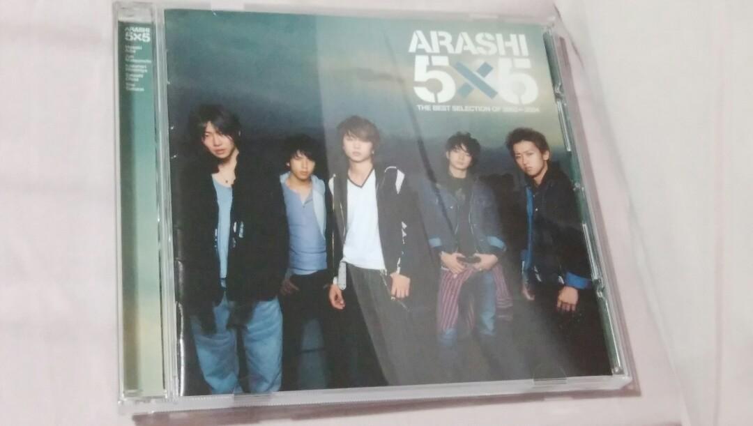 日版arashi 嵐5x5 The Best Selection Of 2002 2004 日本明星 Carousell