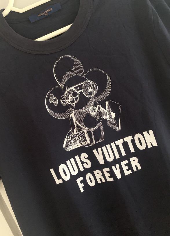Louis Vuitton 2018 Vivienne Forever Graphic T-Shirt w/ Tags - Blue  T-Shirts, Clothing - LOU212606