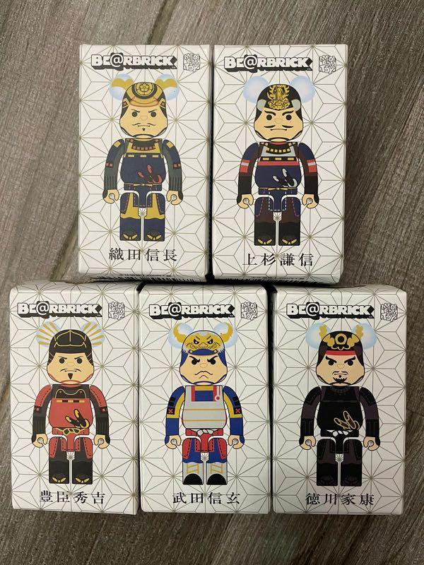 全新bearbrick 日本戰國武將真田幸村 織田信長 豐臣秀吉 上杉謙信 武田信玄 德川家康套裝 玩具 遊戲類 玩具 Carousell