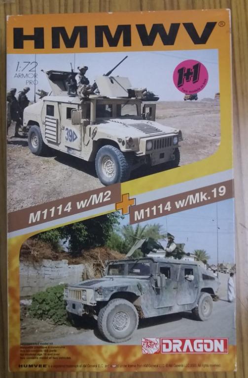 中古dragon 1 72 Hmmwv 1 1 M1114 W M2 M1114 W Mk 19 齊件 未拆袋 興趣及遊戲 收藏品及紀念品 明星周邊 Carousell