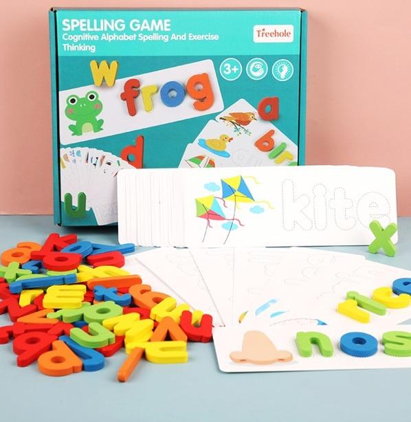 Word Jumble English Educational Toys Abc Vocabulary Toys Spelling Game Alphabet